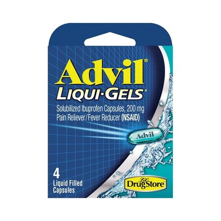Advil Liqui-Gels Pain Reliever/Fever Reducer 4 ct 97522
